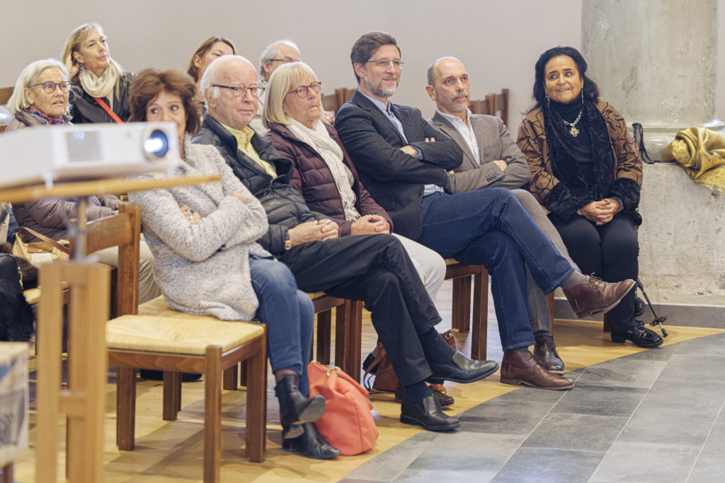 Séance d'information et images avant travaux - projet du nouvel orgue à Compesières à Bardonnex, ce dimanche 29 septembre 2024.