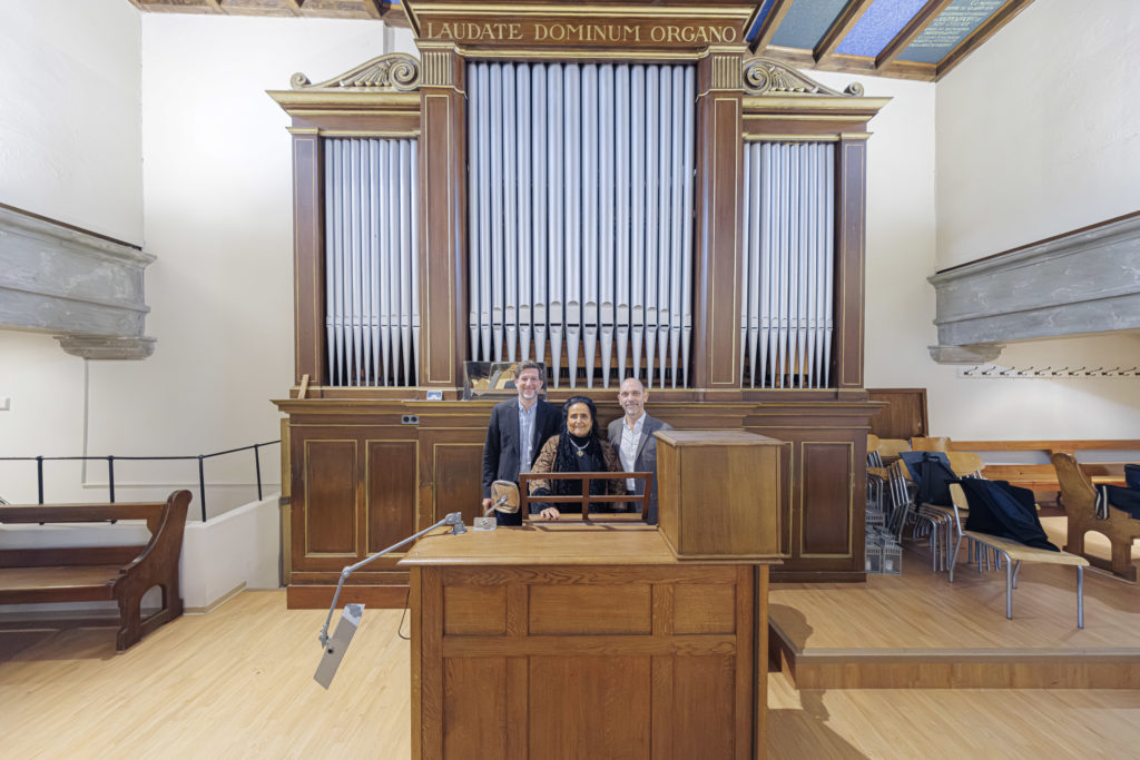 Séance d'information et images avant travaux - projet du nouvel orgue à Compesières à Bardonnex, ce dimanche 29 septembre 2024.