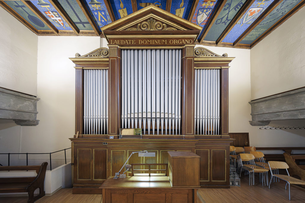 Séance d'information et images avant travaux - projet du nouvel orgue à Compesières à Bardonnex, ce dimanche 29 septembre 2024.