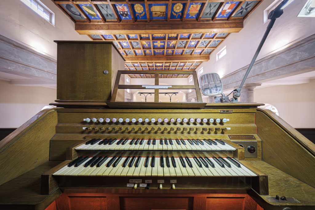 Séance d'information et images avant travaux - projet du nouvel orgue à Compesières à Bardonnex, ce dimanche 29 septembre 2024.